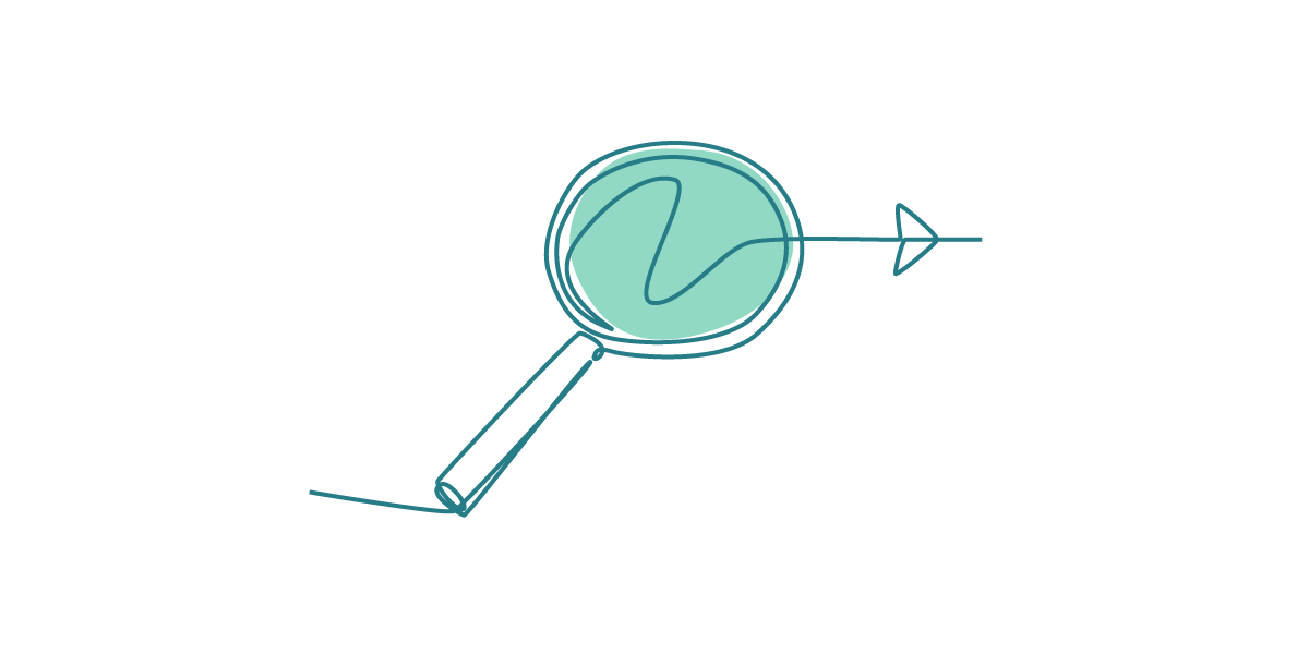 A magnifying glass